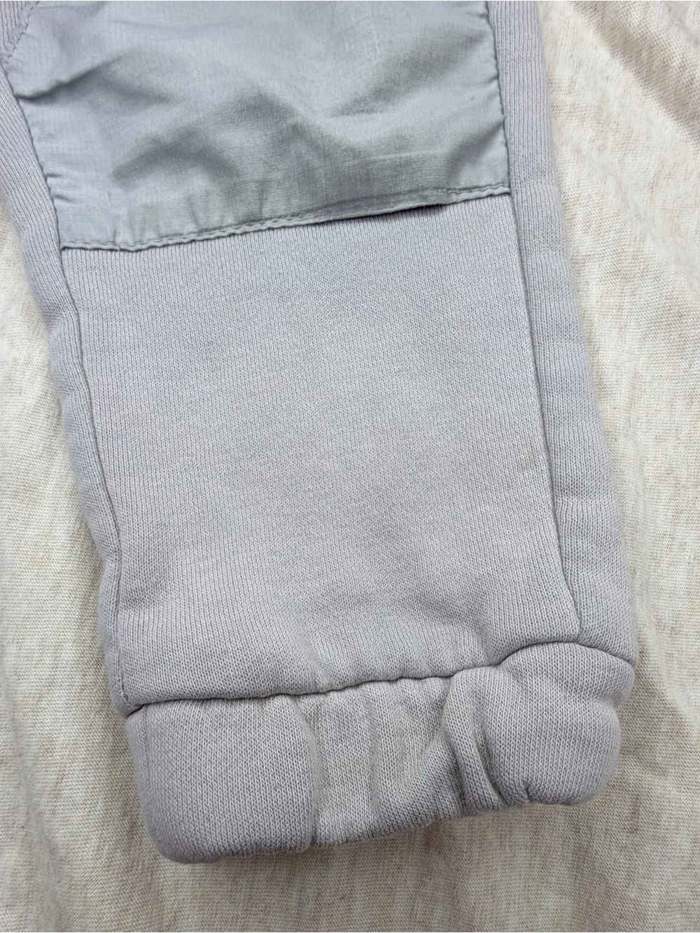 Nike Kids Gray Jogger Sweatpants with Orange NikeAir Logo 2T